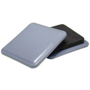 Patins ultra-glissant carrés gris SUPER SLIDEX®